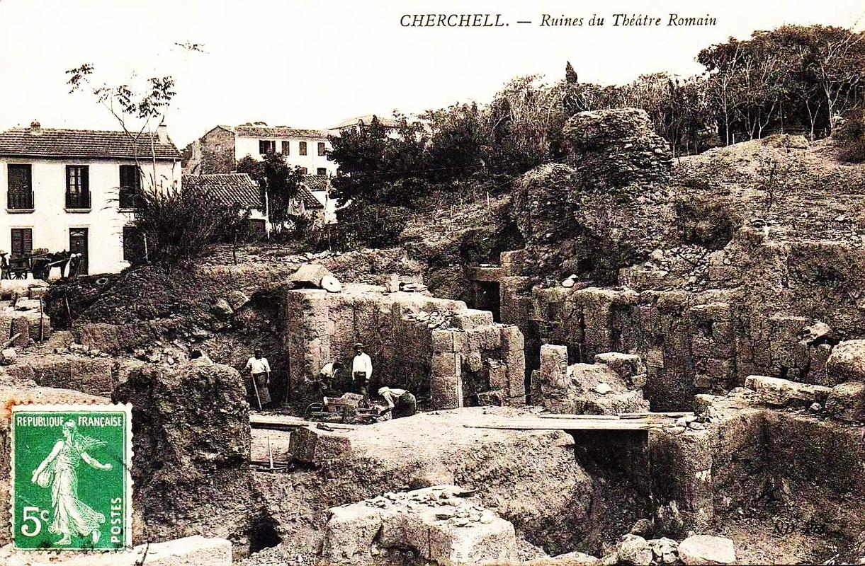 Cherchell - Ruines du Theatre romain - 1914.jpg
